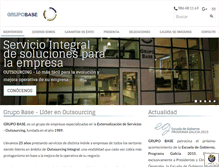 Tablet Screenshot of grupobase.com